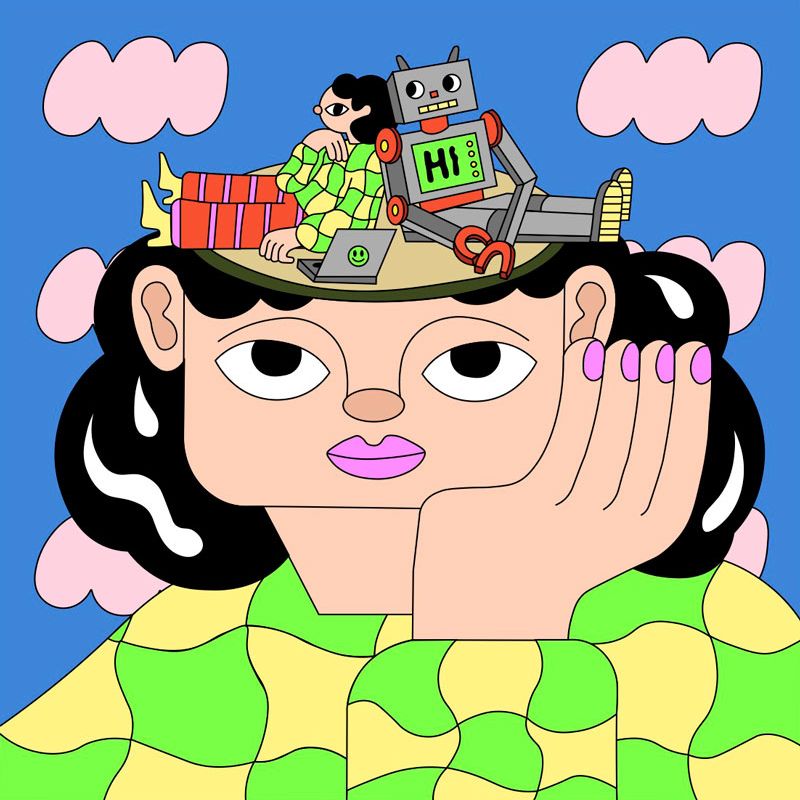 Arte Girl Illustration